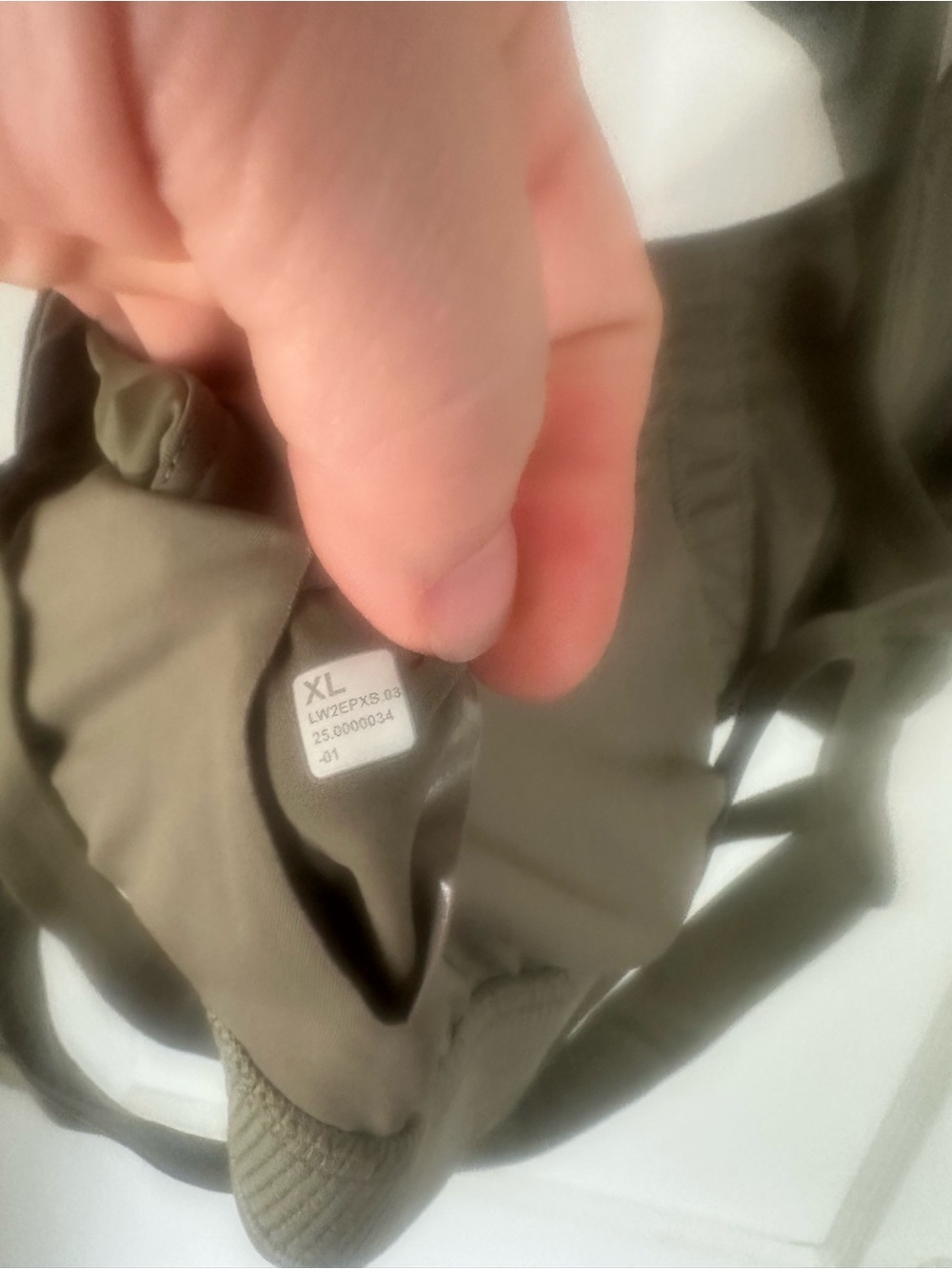 lululemon athletica Olive Green Racerback Sports Bra - Picture 3 of 3
